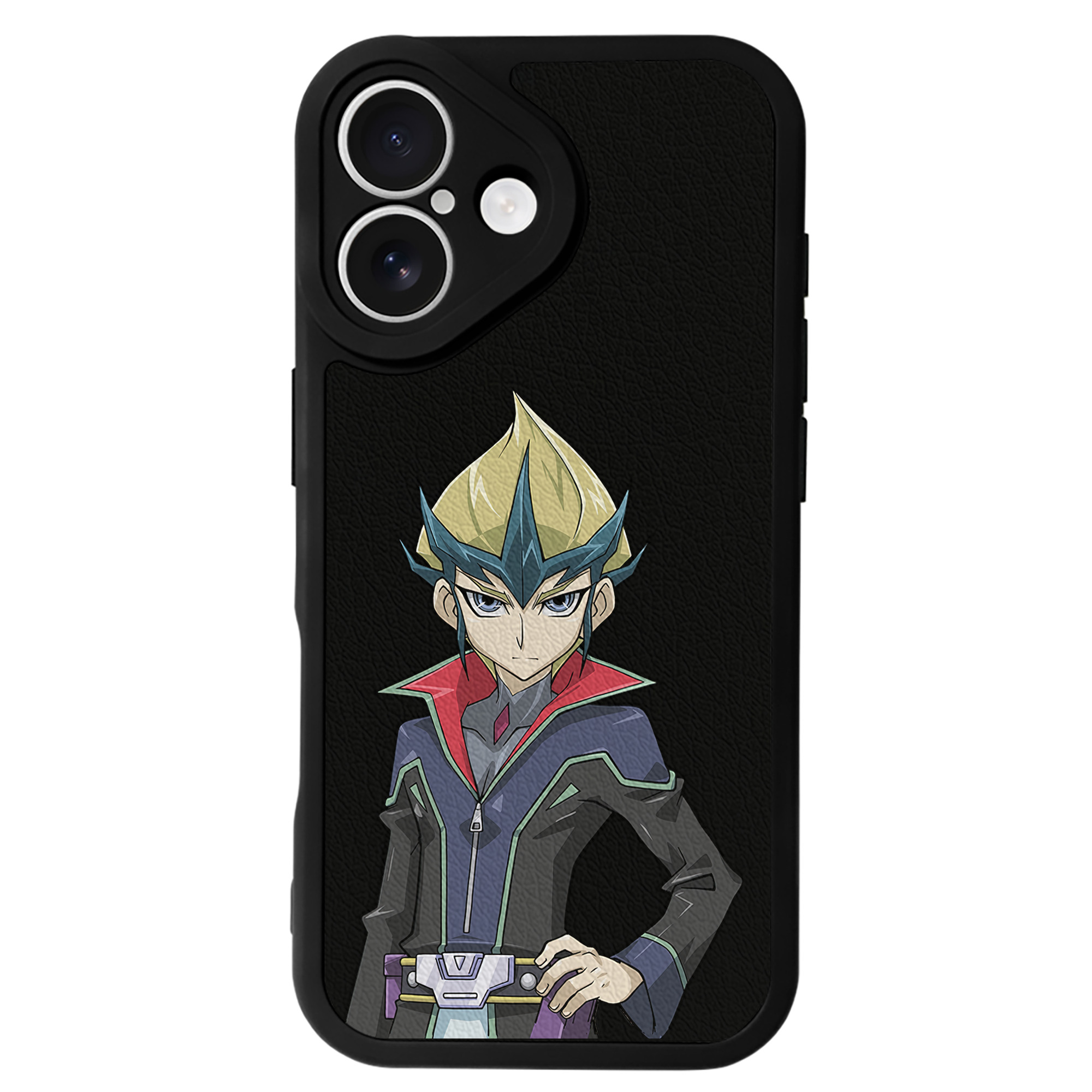 遊☆戯☆王 Yu-Gi-Oh! 【iPhone 16シリーズ対応】シリコンスマホケース（レザー調） 材質：シリコン